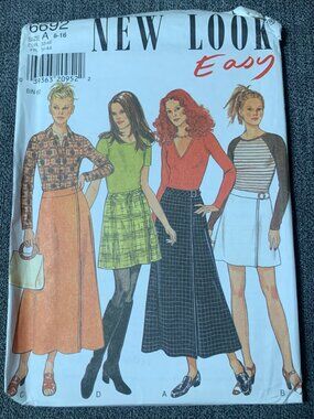 Simplicity Misses Skirt Sewing Pattern Size 6 8 10 12 14 16 6692 Uncut